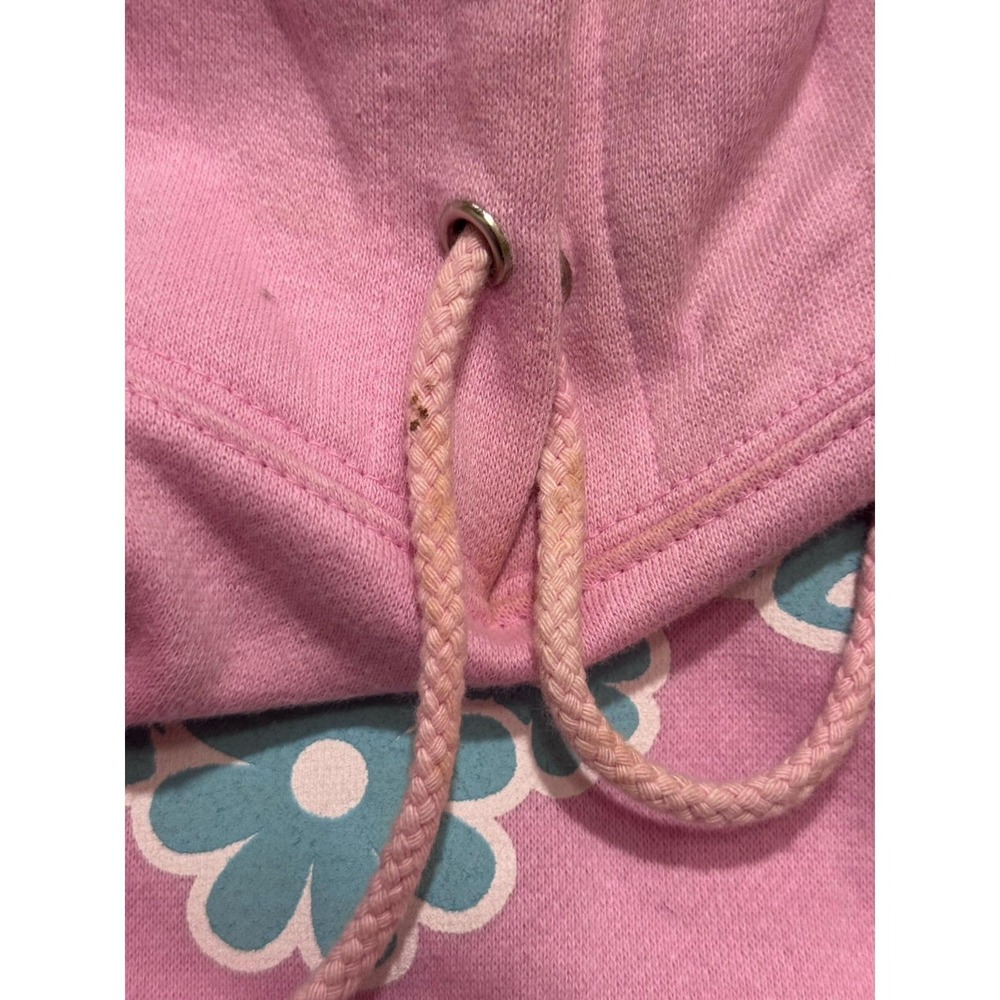 Y2K Billabong Logo Pink Women Teenage Hoodie Size L - Picture 10 of 13